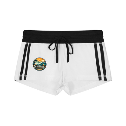 Women's Contrast Stripe Track Shorts